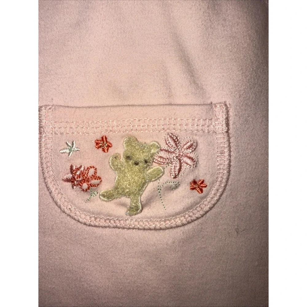 Baby Girls Vintage Carter's Classics Overalls/Jumper No Shirt Pink Flowers 6-9M